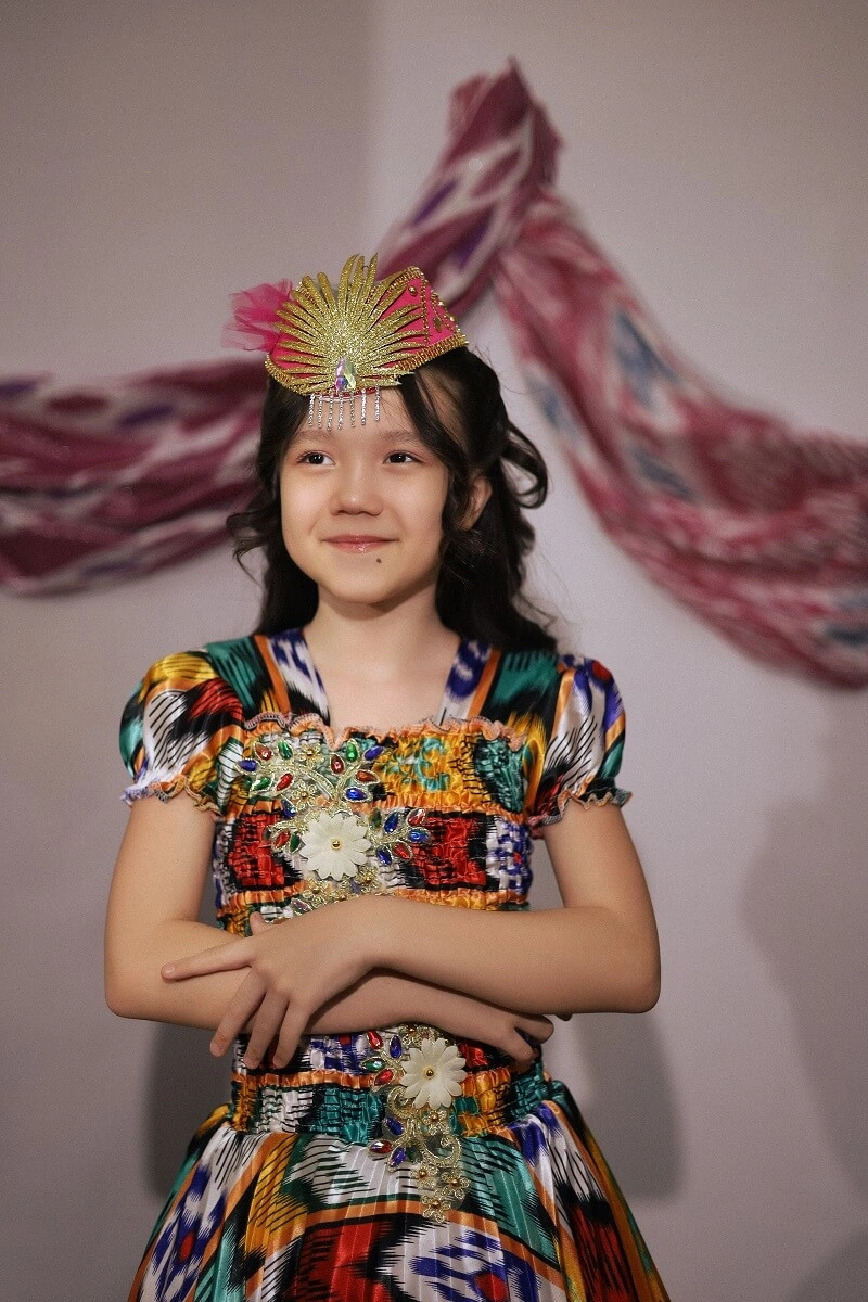 Платье узбекское 6-14 лет